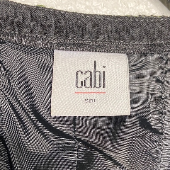 CABI Black Green Metallic Tweed Textured Panel Media Jacket Style 3036 Sz Small - Picture 7 of 8